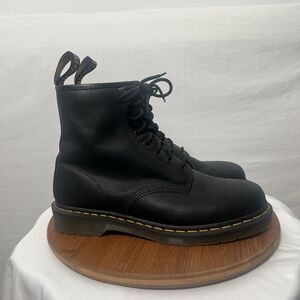 Dr. Martens Air Wair Unisex 1460 Smooth Leather Lace Up Boots, Size US Men 10